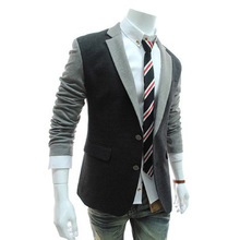 2015 Rushed Hot Sale Regular Polyester Cotton Single Breasted Broadcloth Full Jacket Men Blazer Men Blazer