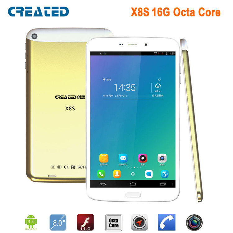 CREATED X8S 8 HD IPS Android 4 2 Tablet Pc Octa Core 16GB 1080 800HD Dual