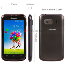 Original Coolpad 7060 Mobile Phone Android4 1 Singal Core GPS 4 0 Dual Sim WCDMA Smartphone