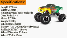 HSP 94180 1/10th Sacle RC Car 4WD Electric Powered Off-Road rc Crawler 2.4G Climbing Truck / car P3