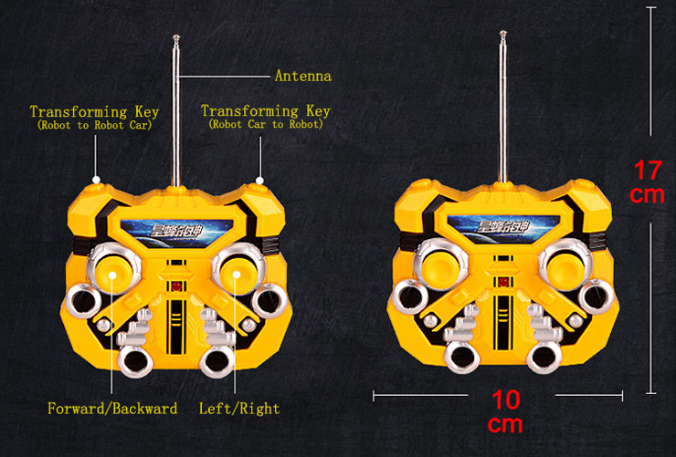 Jia Qi TT661 Robort Bumblebee Transformation Remote Control Car 
