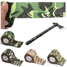 5cmx4.5m Army Camo Outdoor Hunting Shooting Tool Camouflage Stealth Tape Waterproof Wrap Durable Cloth Tape Wholesale  a2