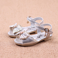 kids sandals child fashion sandals summer hollow out bowknot princess sandals children’s shoes girls dance shoes kids shoes A161