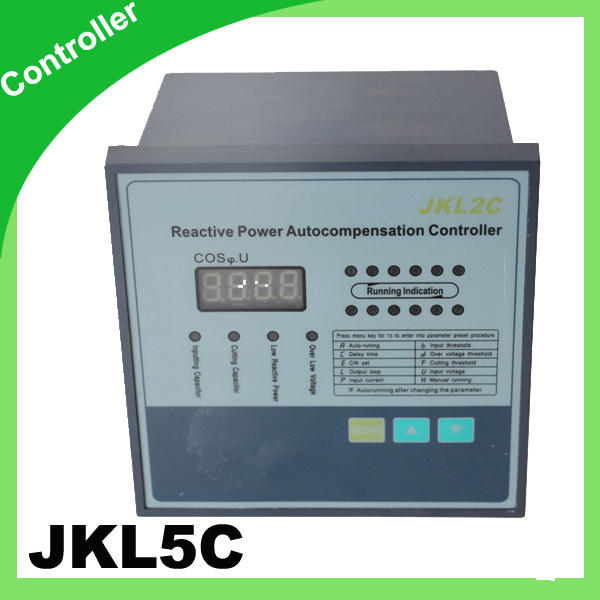 JKL5C power factor regulator for power factor capacitor 4step 380v PRCF