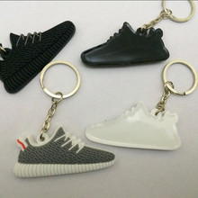 24pcs Lot yeezys350 Yeezys 350 boost PVC Key chain wallets chaveiro wholesale Free Shipping