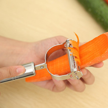 creative home kitchen supplies gadgets tool stainless steel fruit cutter vegetable slicer peeling knife 1pcs/lot XP05