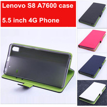 case for 5.5 inch Lenovo S8 A7600 4G cell phone fashion hit colore Baiwei brand flip pu leather cover case wallet style