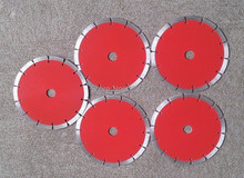 Envío gratis 10 unids buena calidad general purpose 125 * 2.2 * 22.23 * 10 mm segmentada saw para corte en seco / mármol / granito / azulejo