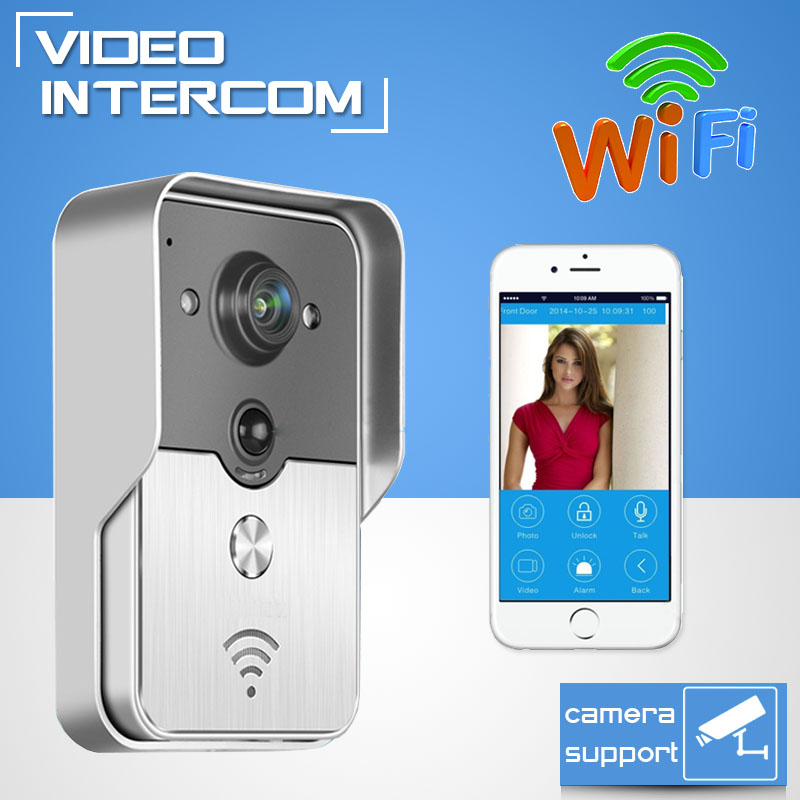 New Hot HD 720P Wifi Doorbell Camera Wireless Video Intercom Phone Control IP Door Phone Wireless Door bell IOS Android