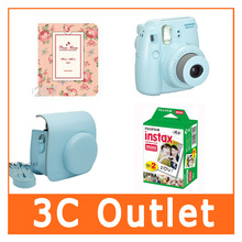 Fujilfilm Instant Mini 8 Camera + Caiul Mini8 Camera Bag + Fuji Instax Twin Pack Film + Photo Frame 64 Sheets
