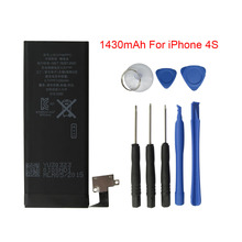 100 New 3 7V 1430mAh Internal Built in Li ion Battery Mobile Phone Replacement Batteries with