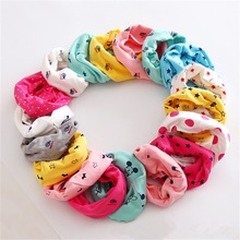 0-7 Years Fashion baby girl scarf O ring child neck scarves Spring autumn kids boys bib Star pattern children collar