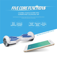 6.5 inch 2 Wheel Self Smart Balance Unicycle Electric Standing Scooter Hoverboard electric skateboard bluetooth speaker
