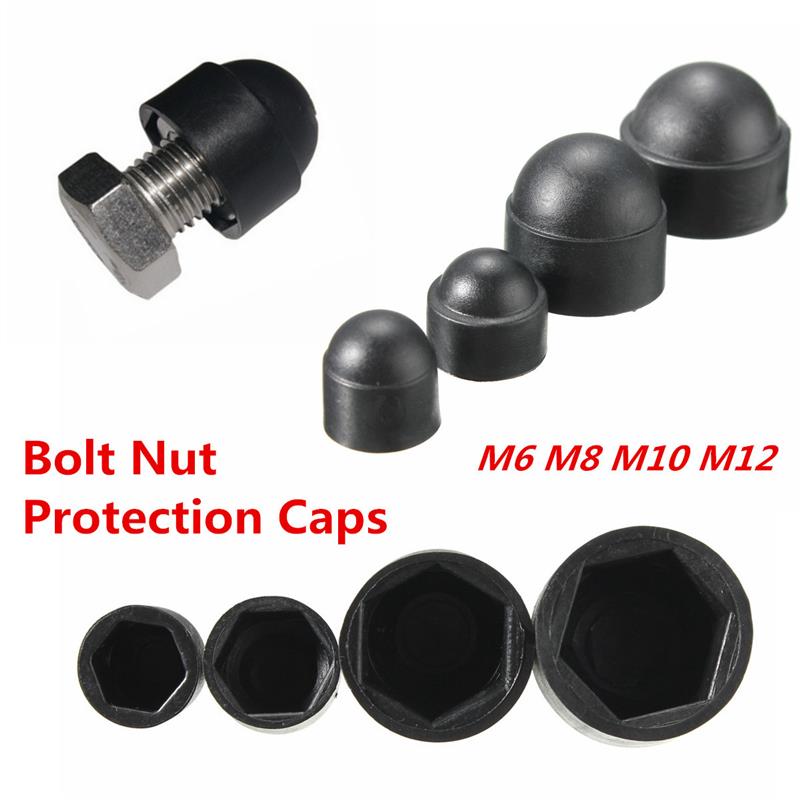 10PCS M6 M8 M10 M12 Plastic Metric Dome Bolts Nuts Head Caps Cover Hex