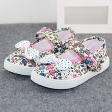 2015 Wholesale Breathable Lightweight Cotton Comfortable Floral Forst Walker Infant Toddler Baby Girls Shoes 1 12