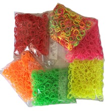 2015 New Trendy Rubber Bands 1cm 600pcs bag Kids Baby Child Elastic Hair Band Tie Rope