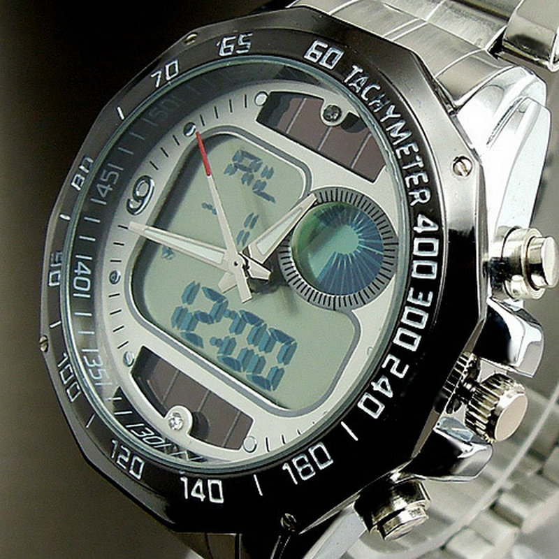 dual analog and digital watches