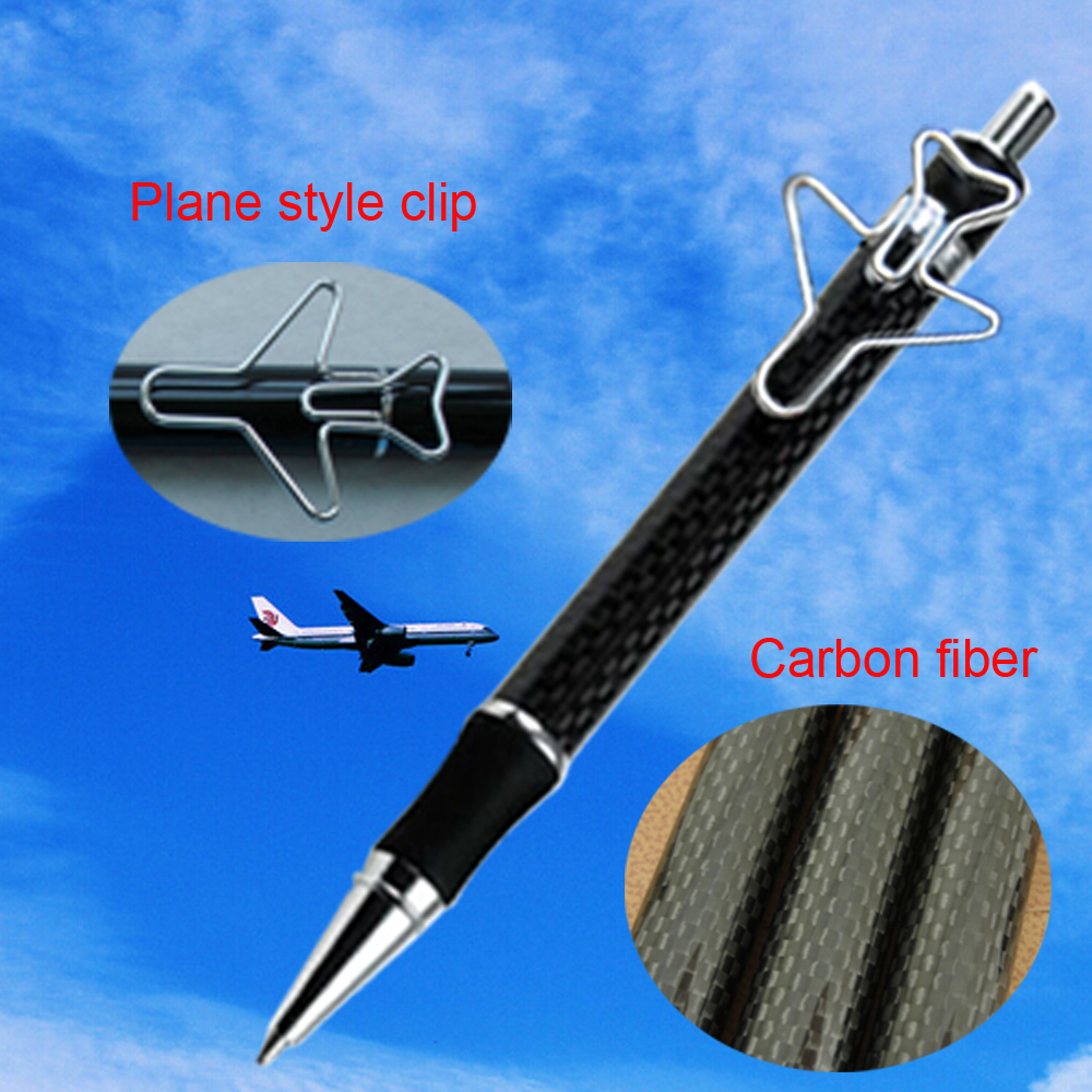 Buy Plane Clip Ballpoint Pen Unique Design Metal Black