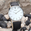 Simple Leather Watch 2016 Fashion Women Dress Quartz Watch Luxury Men Business Watch Casual Outdoor Sports