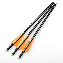 3pcs lot Crossbow Fiberglass Arrow 34cm length OD8mm Crossbow Arrow Bolts Arrow Archery Bow Target Arrow