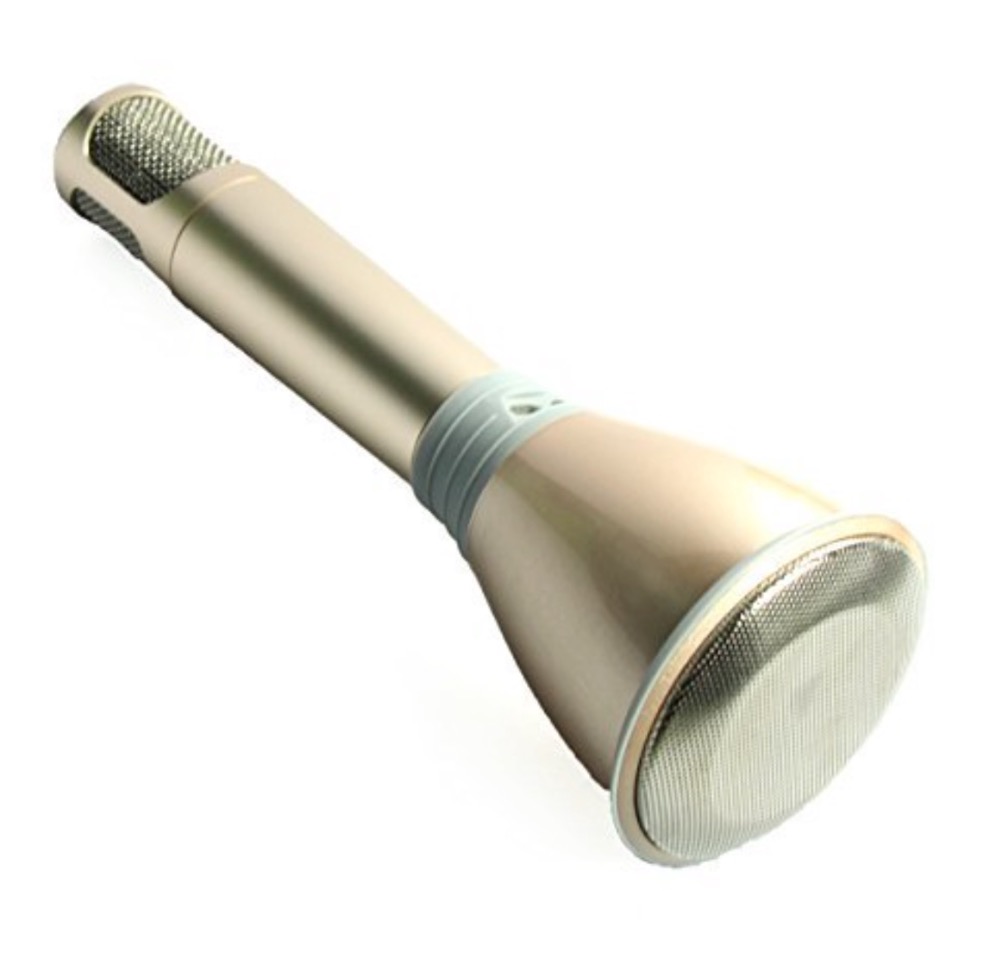 Hot Sales K068 Wireless Microphone microfone with Mic Speaker Condenser Mini Karaoke Player KTV Singing Record for Smart Phones