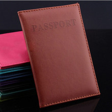 Hot Sales Business Card Holder Women Travel Passport Holder PU Leather Passport Cover ID Credit Card