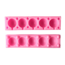 Star lollipop silicone mold fondant cake molds soap chocolate mould for the kitchen baking cake decoration accessories