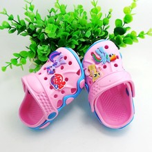 2015 New Kids Garden Shoes Boys and Girls Cro Chinese Made Hole Sandals Children Summer Slippers