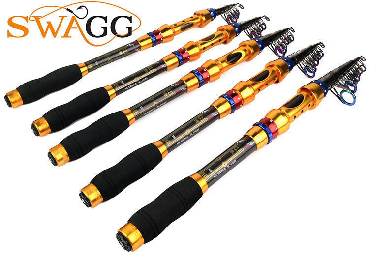 Top quality LIEDI Carbon Hard Fishing Rod Lure Rod Superhard Telescopic Fishing Rod Tackle Strong Free