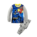 Spring Autumn Easter Boy Children Clothing Set Super Hero Batman Superman T Shirt Pants Boy Clothes