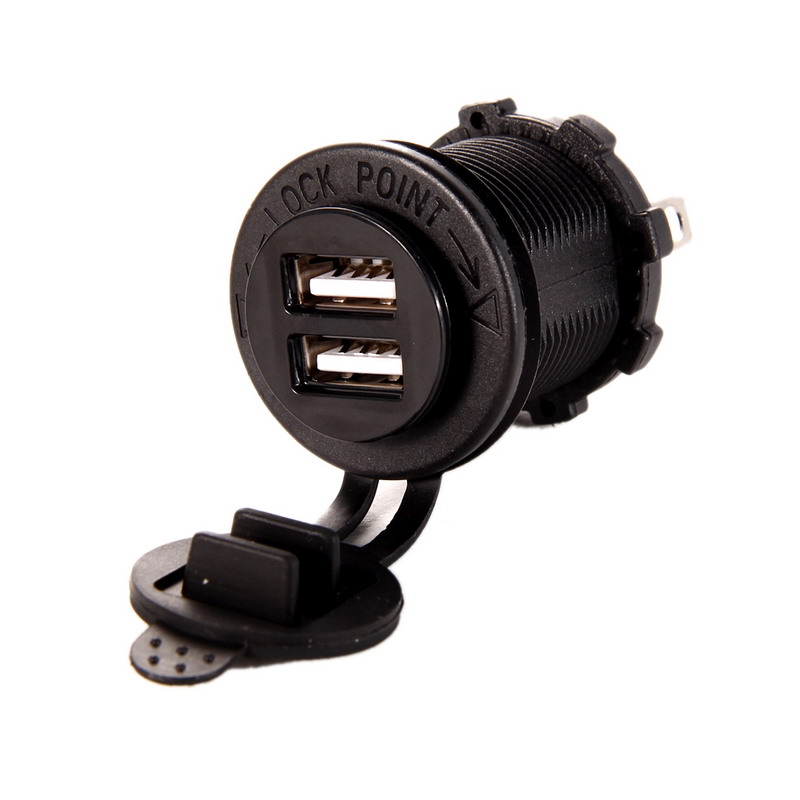 r1b1 dual usb charger socket outlet 3 1 panel mount motorcycle free shipping in decals r1b1 dual usb charger socket outlet 3 1 panel mount motorcycle free shipping in decals