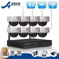 2TB HDD 8CH Wireless NVR Kit 720P 1 0MP HD Outdoor IR Vandal proof Dome IP