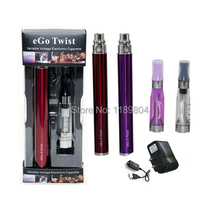 1sets Ego C Twist Ce4 Starter Kit cheap Price Adjustable Voltage 650 900 1100mah battery and ce4 clearomizer twist kits