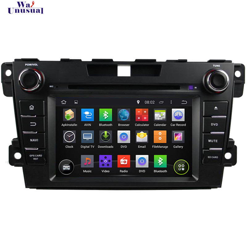 1024 600 7 inch 2 din Android 4 4 4 Car DVD GPS Navigation for Mazda