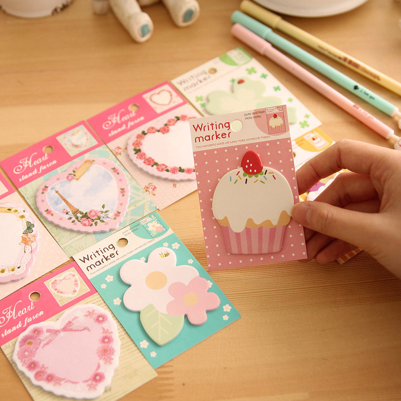 Cute Cartoon Post It Notes Index Flag Sticky Notes Paper Stickers Memo Pad Bookmark Marker