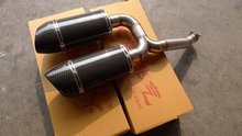 Customized Modified Motorcycle Exhaust Pipe Ture Carbon Fibre FZ6N motorcycle exhaust carbon