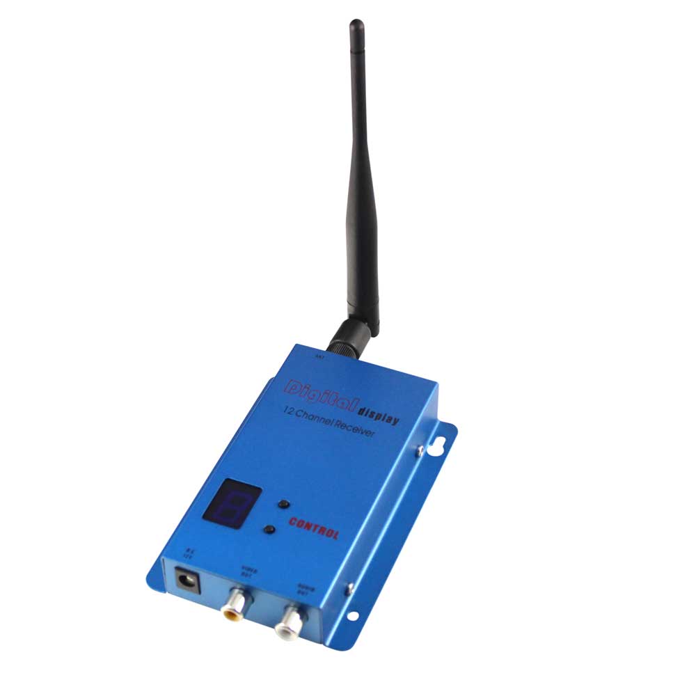 1.4G~1.6G 1.5W 12CH Wireless AV Transmitter Audio/Video Receiver transceiver Set up to1000M~2000M