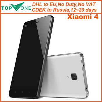 Оригинал Xiaomi Mi4 M4 Mi4i M 416 ГБ WCDMA FDD LTE мобильный телефон ос зев 801 четырехъядерных процессоров 2.5 ГГц Screen1920 * 1080 P камера 13MP