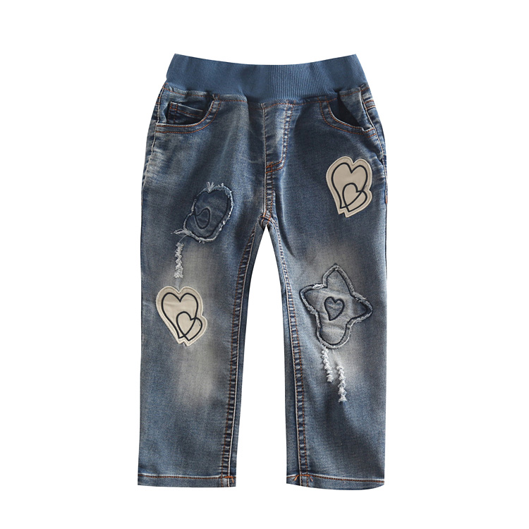 baby clothes nova brand baby 2016 new children jeans girls autumn cotton pants for children girl G5145