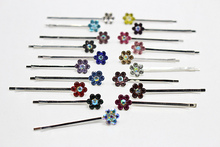 5pcs Fashion Silver Flower Cute Hair Pin Rhinestone Hair Clip For Women Elegant Party Girls Gifts BP-Bobby Accessories I-11