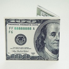 Chic Unisex Mens Womens Currency Notes Pattern Pound Dollar Euro Purse Wallets 2016 Fashion