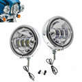 Free Shipping Pair 4 5 LED Projector Auxiliary Passing Spot Fog Head Light Lamp 4 5