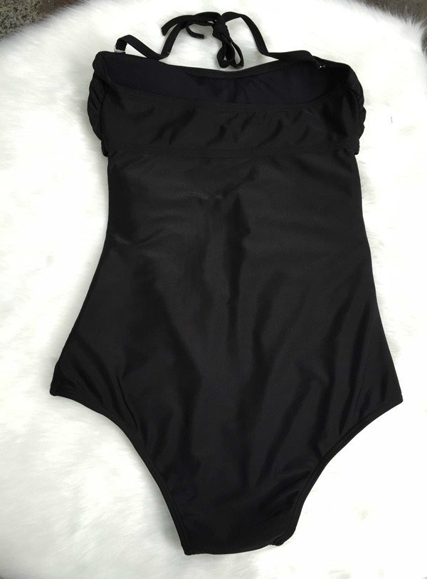 2015-Fashion-Sexy-women-black-one-piece-swimwear-bandage-cut-out-swimsuit-bathing-suit-beach-wear (2)