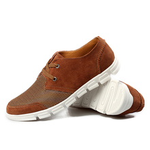 2015 new men s Fashion breathable mesh shoes Casual sneakers Suede leather beach sandals xgx 6088