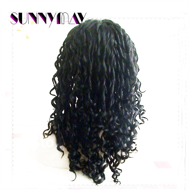 Popular  human hair french curl Indian hair sunnymay hair lace front wig