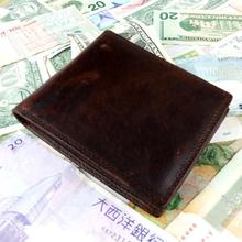 Small Vintage Wallet Brand High Quality Vintage Designer 100 Genuine Crazy Horse Cowhide Leather Men Short