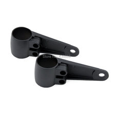 Motorcycle Pair Black 35mm 39mm 41mm Universal Headlamp Bracket Side Mount Headlight Brackets
