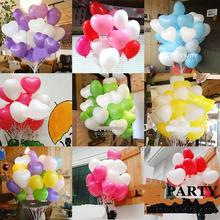 Heart-shaped balloons 100pc/lot 75g/pack 7inch heart-shaped balloons party supplies 100pieces/lot wedding balloons
