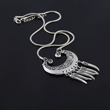 Tibetan jewelry new bohemian national wind original handmade jewelry Tibetan silver Miao Silver Necklace