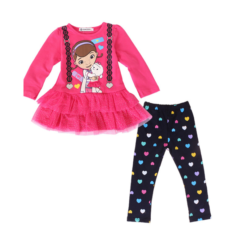new 2014 autumn baby girls clothing sets cartoon doc new 2014 autumn baby girls clothing sets cartoon doc